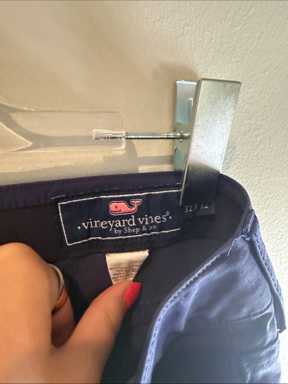 Vineyard Vines Men's Navy Stretch Chinos